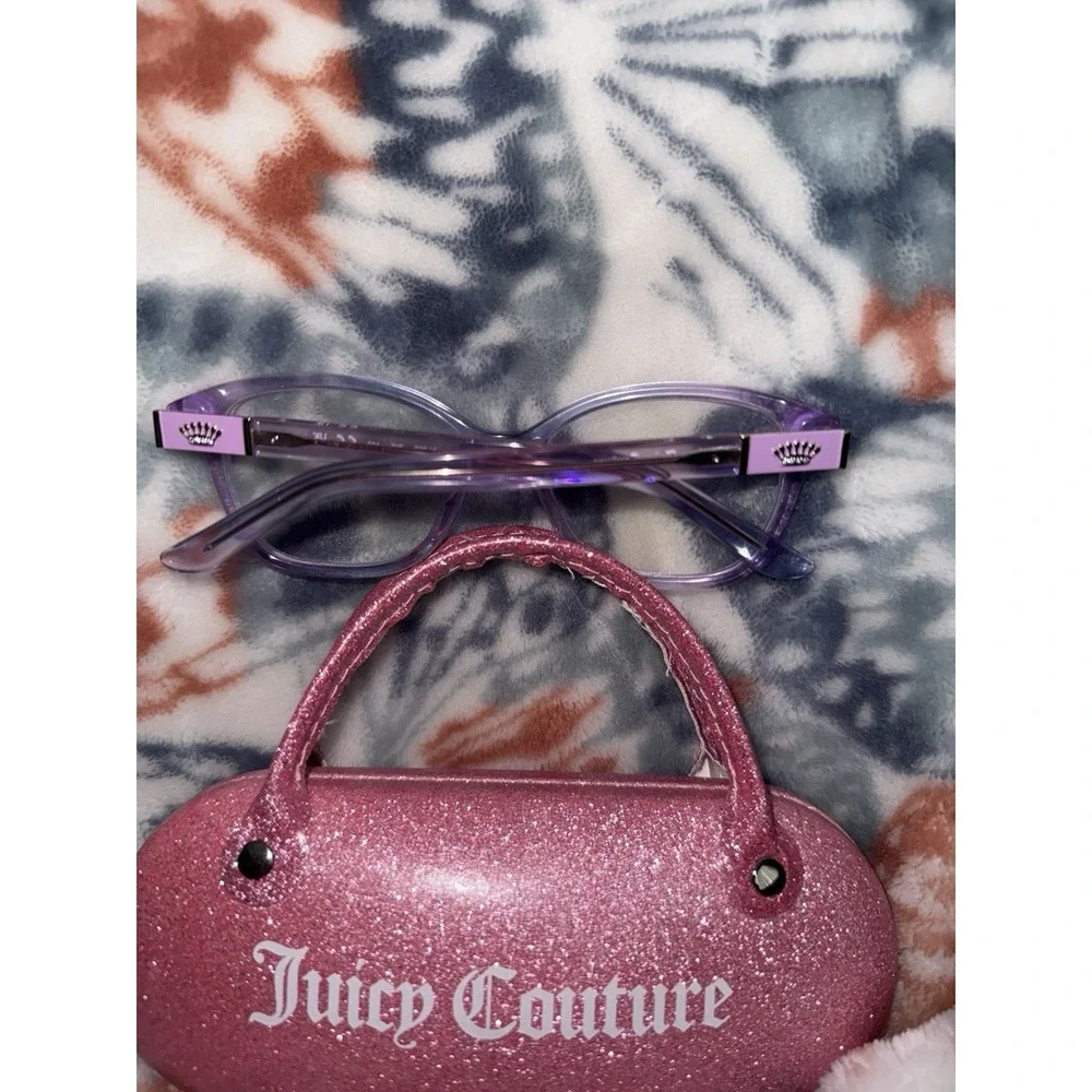 Juicy Couture Kids Eyeglasses Frames JU960 BIS Lilac Blue Purple Fade